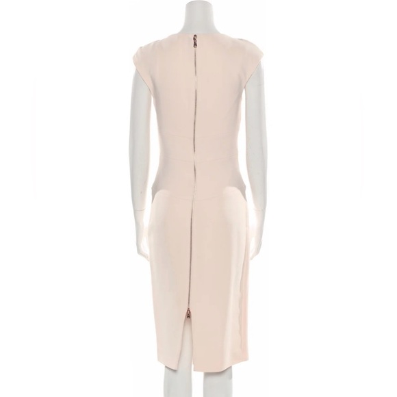 Antonio Berardi Peach Sheath Dress US 4 IT 40 - Picture 3 of 13